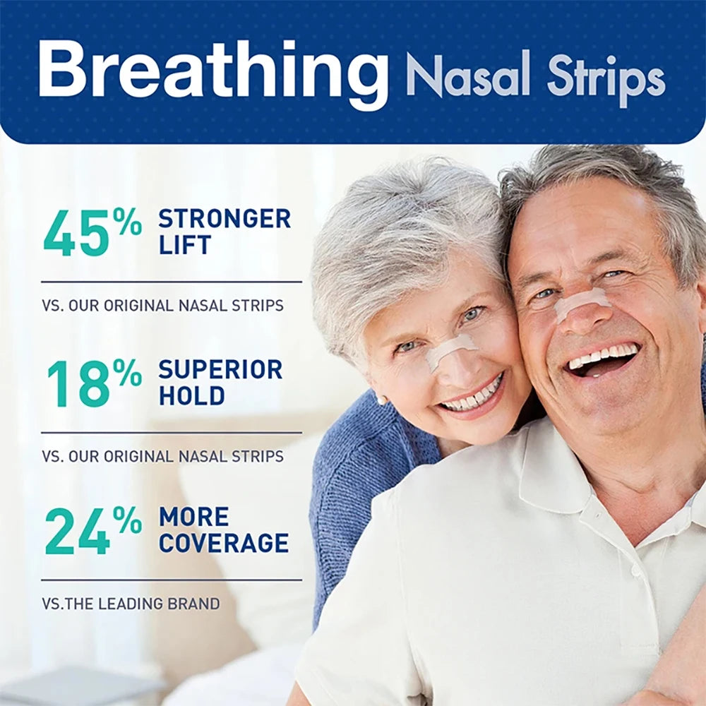 Anti Snoring Nose Strips Breathing Breathe Sleep Nasal Exercise Air Qme