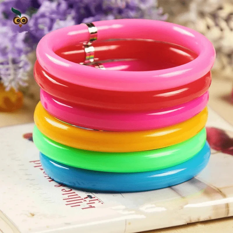 Novelty Bracelet Ballpoint Pen, Flexible Wrist Pen, Creative Stationery for Students, Office & Gift, Random/Selected Color Qme