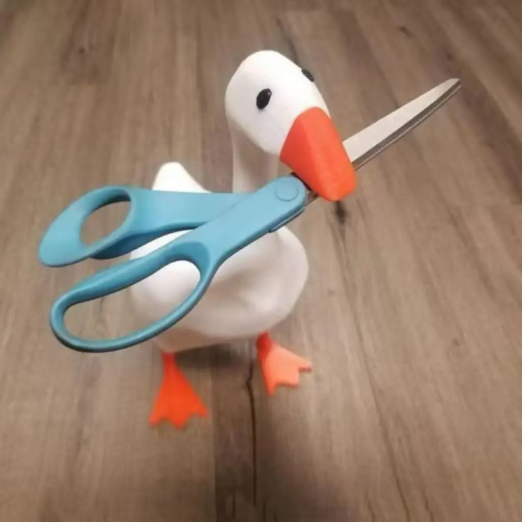 Novel Duck Magnetic Key Rack Lovely Resin Goose Ornament Storage Qme
