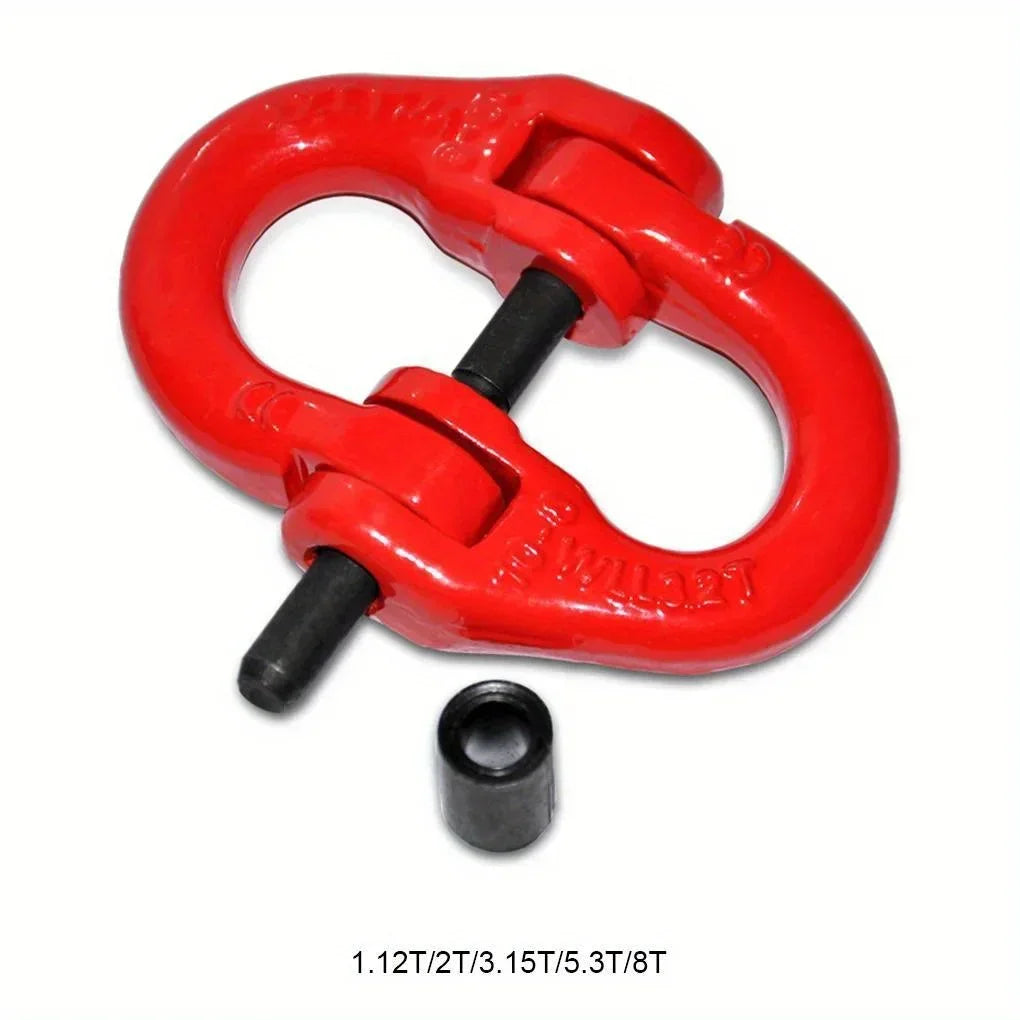 Red Grade 80 Alloy Steel Hammerlock Coupling Link Crane Hook Connection Hoisting Buckle Hoisting Qme