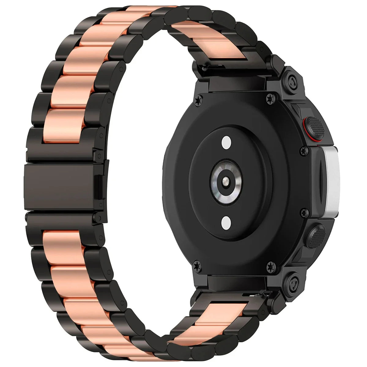 Luxurious Stainless Steel Band For Amazfit T Rex3 Smart Watch Strap Metal Bracelet For Huami Amazfit T Rex 2 Qme BRG For Amazfit T-rex