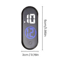 Small Digital Clock Waterproof Luminous Mini Digital Clock Adhesive for Sedan Truck Minivan Motorcycle Bike Commuting Travel Qme K