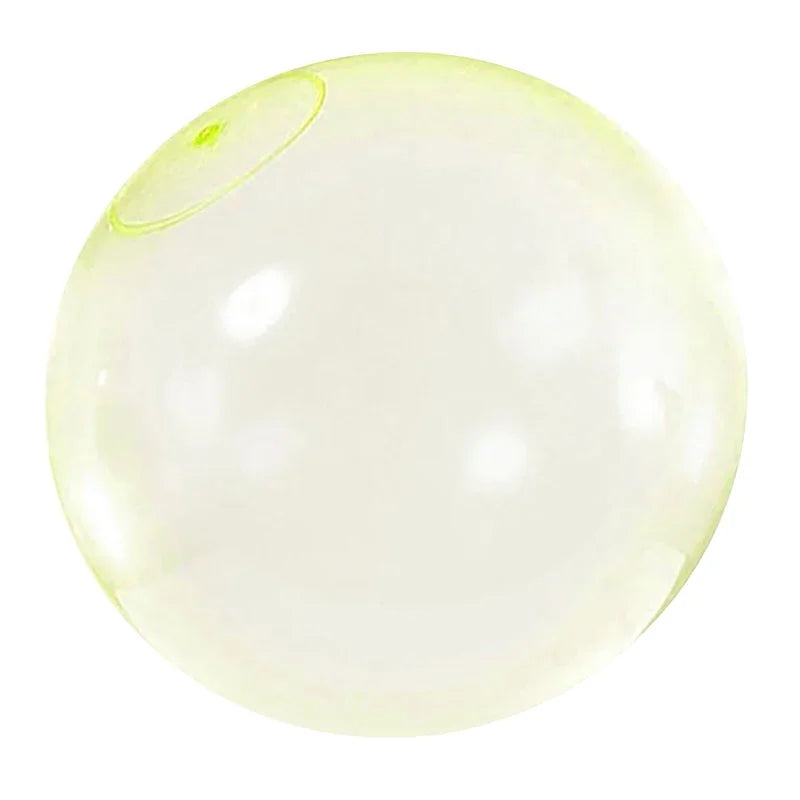 Children Outdoor Toys Bubble Ball Inflatable Rubber Ball Games Balloon Toys Baby Shower Fun Party Water Filled Bubble Ball Toy Qme yellow L - 70cm