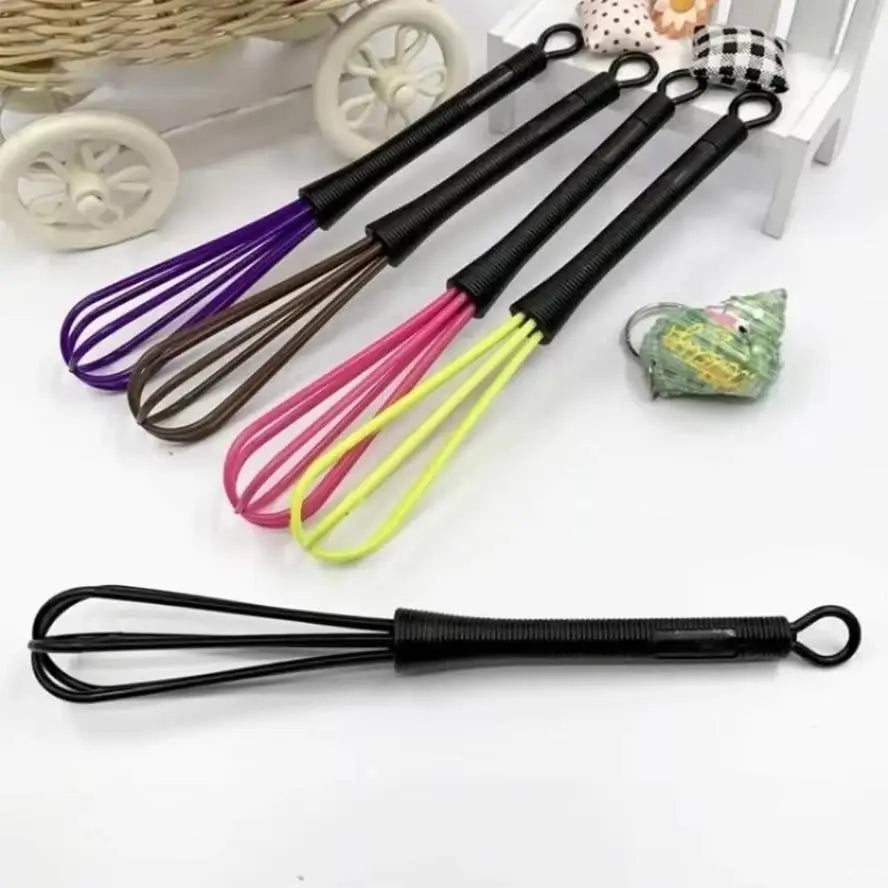 Manual Egg Beater Plastic Whisk Mixer Handheld Mixing Tool Baking Qme