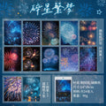 24 Sheets Tearable Paper for Scrapbooking DIY Craft Wrapping Sticker Background Art Card Decoration Qme 3