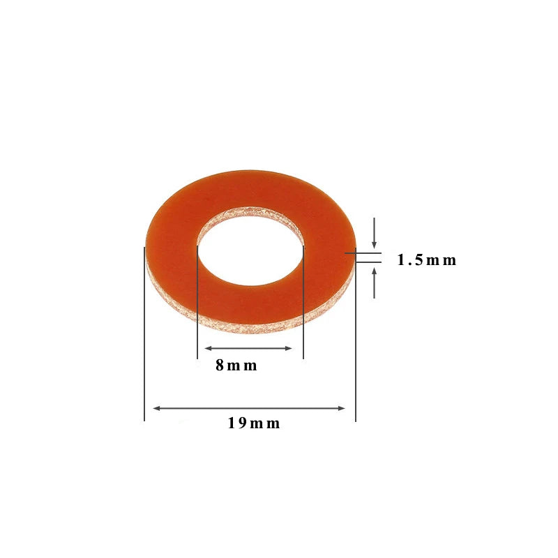 100PCS Phenolic Tattoo Machine Coil Core Washers For Permanent Tattoo Machine Coils Spare Parts Supply Qme
