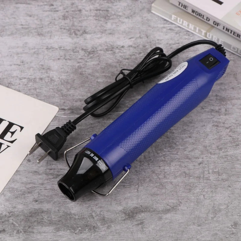 DIY Rubber Seal Relief Powder Heat Shrink Sheet Handmade Soft Pottery Making Tool Qme Blue