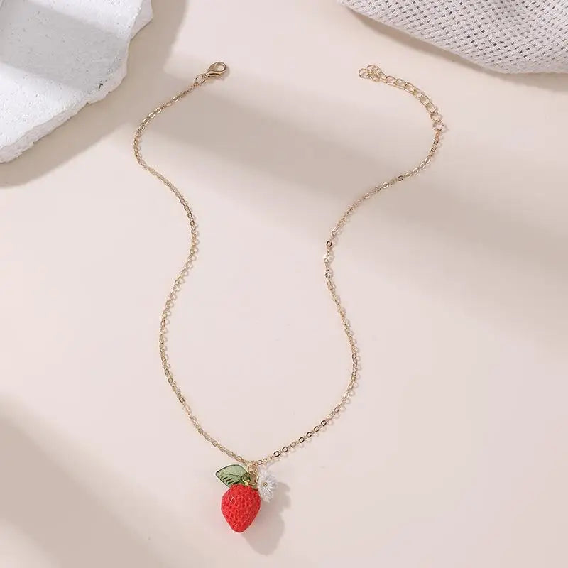 Dainty Lemon Green Leaf Pendant Necklace Silver Plated Skin-Friendly Fashion Jewelry for Women Graduation Gift Qme A4