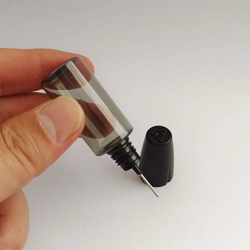 30mlNeedle PET Dispensing Bottle Tattoo Liquid Oil Infused Nail Art Qme