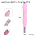 Cat Eye Nail Magnetic Stick Love Heart Snake Pattern French Cat Eye Nail Magnet UV Gel Polish Effect Manicure Design Tool Qme 1pcs pink