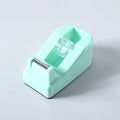 Large Tape Cutter Macaron-colored Desktop Plastic Tape Holder, Office Supplies,School DIY Crafts, Journal Making, Tape Dispenser Qme Green