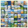 60pcs Oil Painting Stickers Small and Clear Hand-held Account Material Decorative Stickers Home Store DIY Decor Supplies Qme As shown