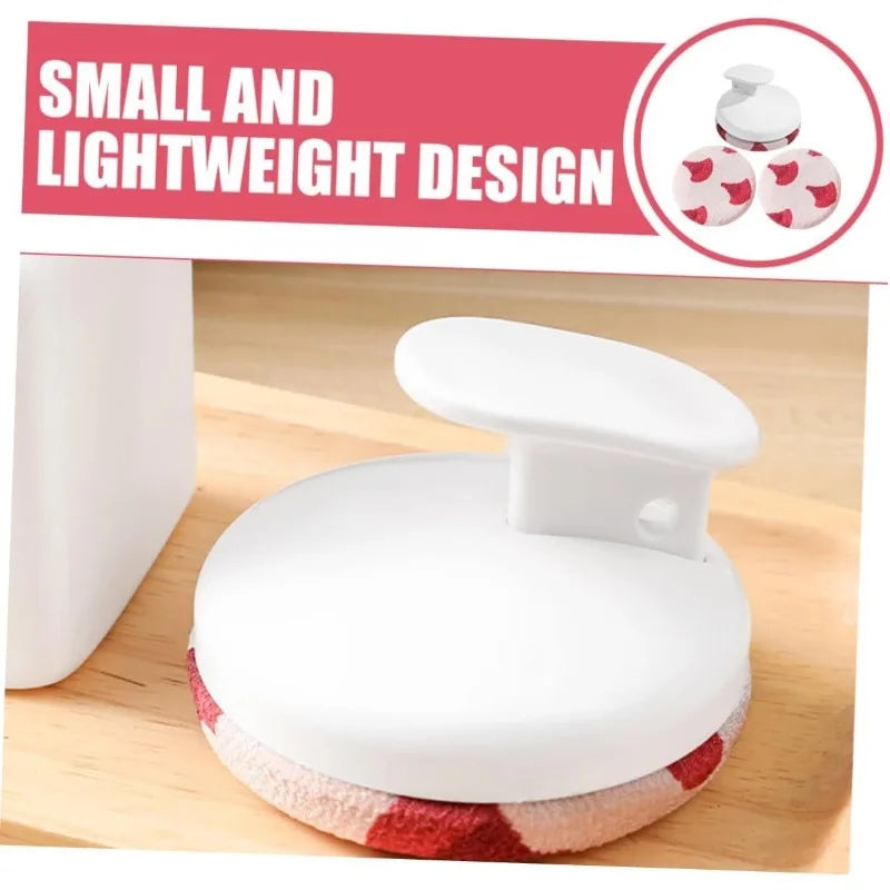 Exfoliating Shower Brush Adults Replaceable Soft Cloth Heads Gentle Qme