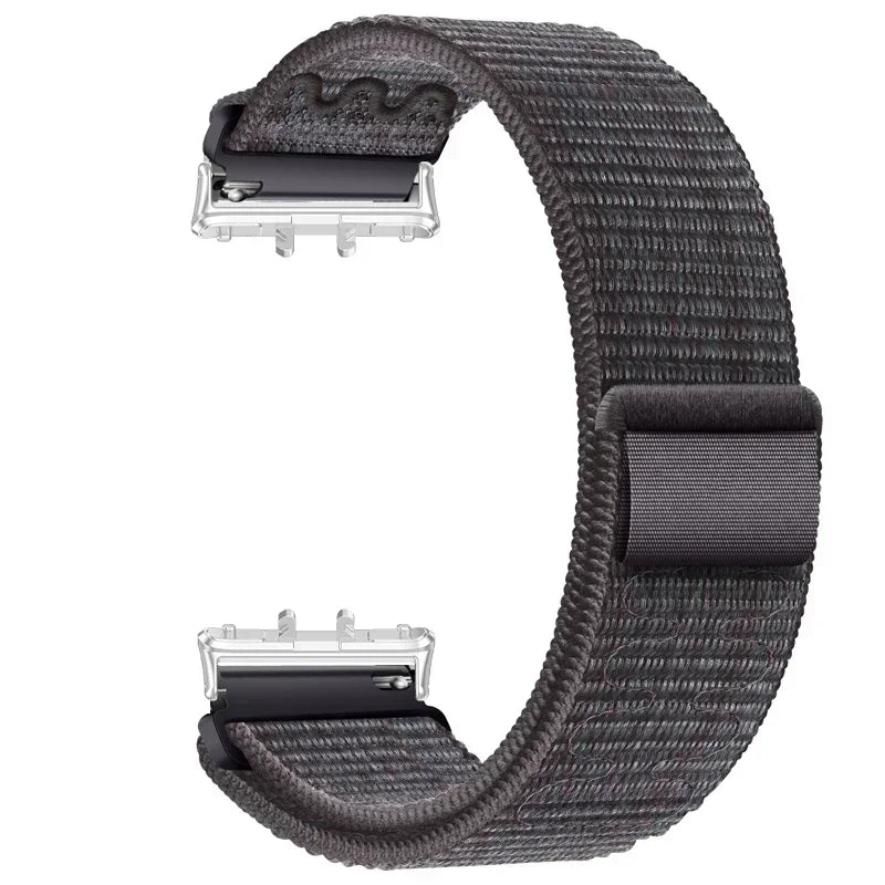 Nylon Loop Strap for Samsung Galaxy Fit 3 Adjustable Elastic Bracelet Watchband for iWatch Samsung Galaxy Fit3 Band Accessories Qme SBU Galaxy Watch Fit 3