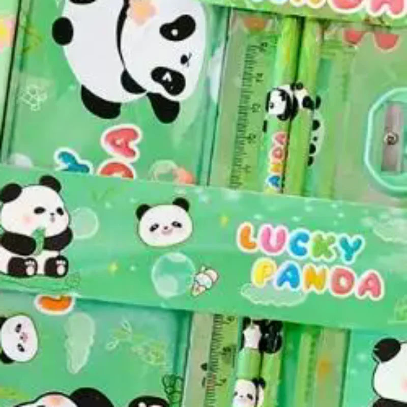Cute Cartoon Capybara Pencil Ruler Crayon Eraser Stationery Sets Qme