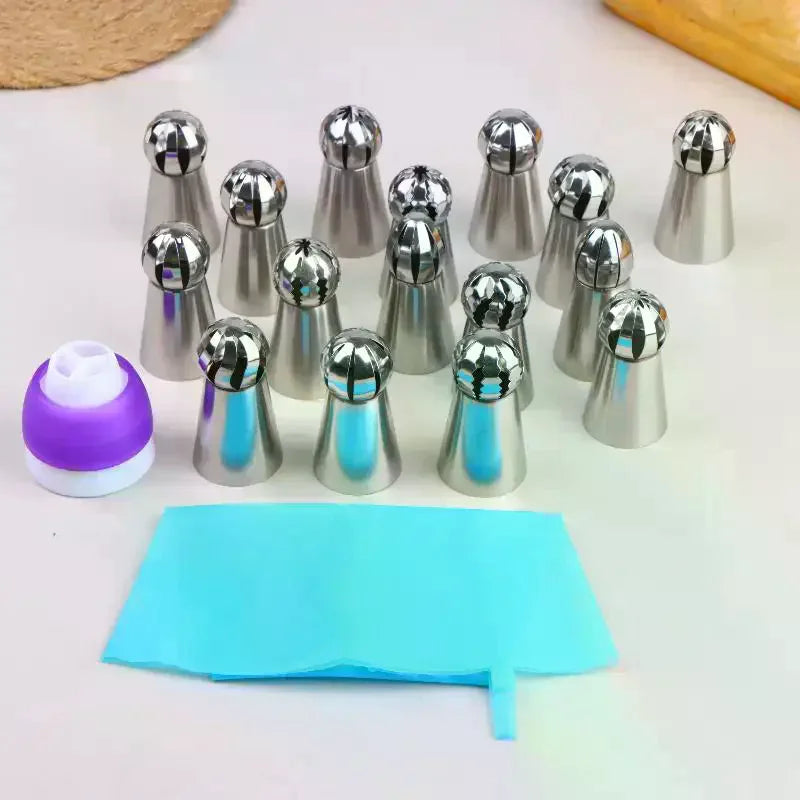 3 6 Cake Decorating Piping Tips Baking Supplies DIY Tool Beginners Qme