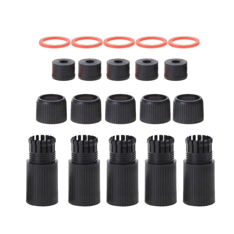 50PCS white black RJ45 Waterproof Connector Cap protector Cover For Outdoor Network for poe IP Camera Pigtail Cable IP camera Qme 50pcs