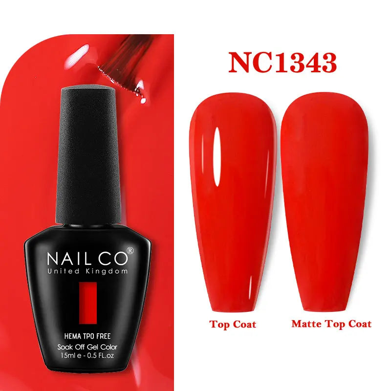 NAILCO Coat Base Gel Nail Polish Nails Art Semi Permanent Lacquer