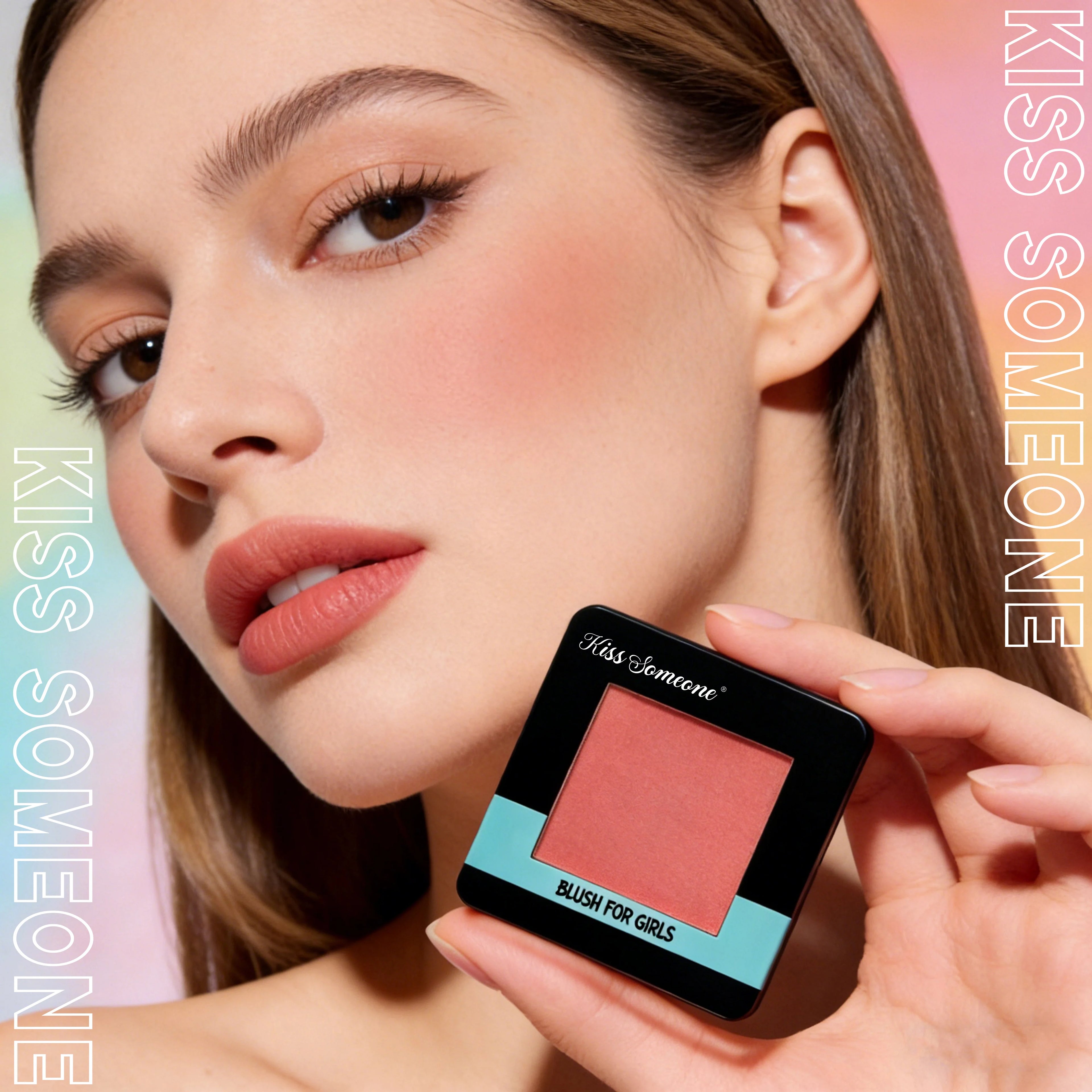 Blush for Cheeks, Matte Powder Blush Palette, Vegan, Cruelty-Free, High Pigment, Long Lasting, Buildable, Lightweight Qme
