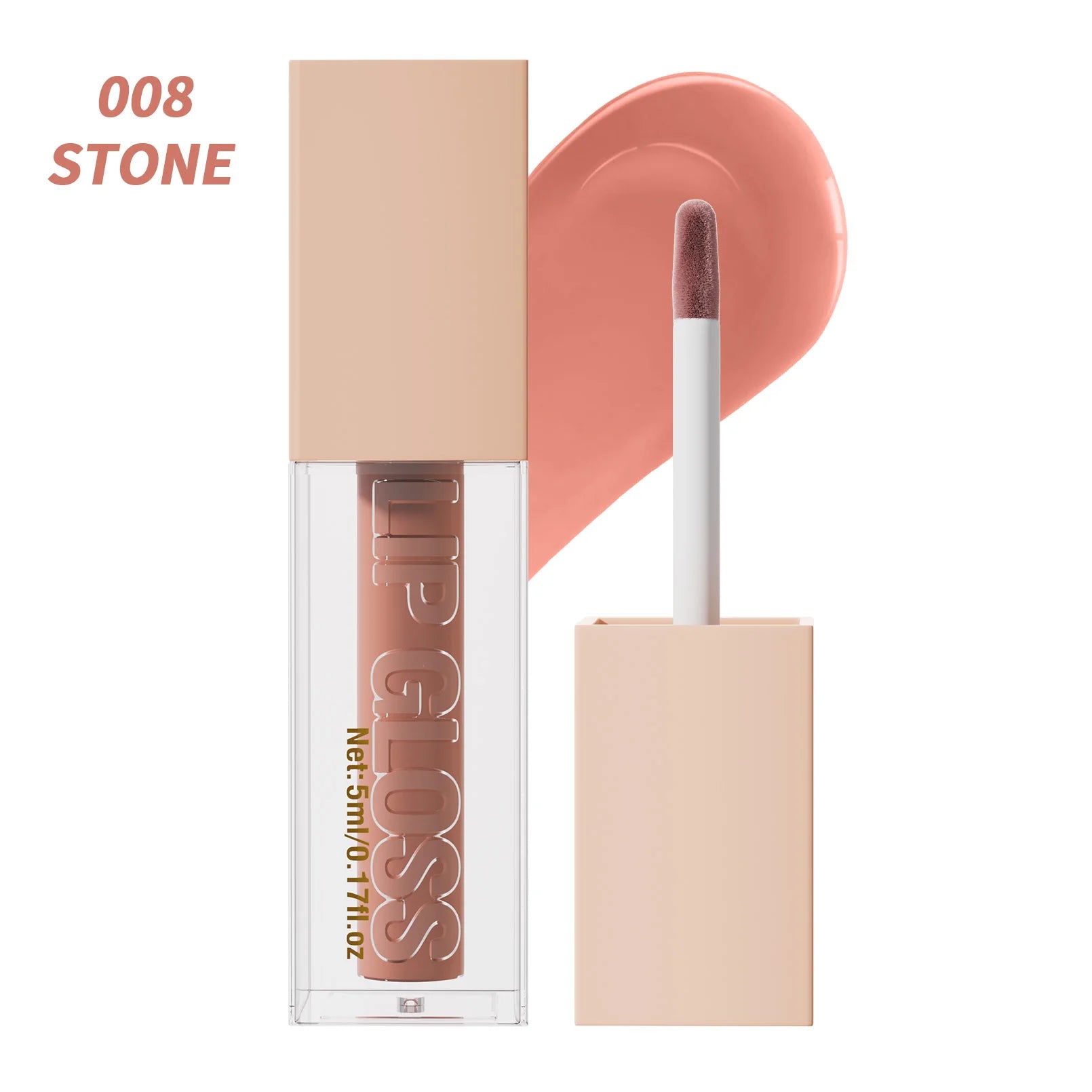 Lip Gloss Long-lasting Moisturizing Easy Halo-dyeing Waterproof Mirror Water Glass Lip Gloss Transparent Color Cosmetics Qme 9907-8