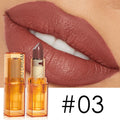 JUJU DREAM Amber Transparent Tube Velvet Lipstick Retro Brown Matte Qme 03