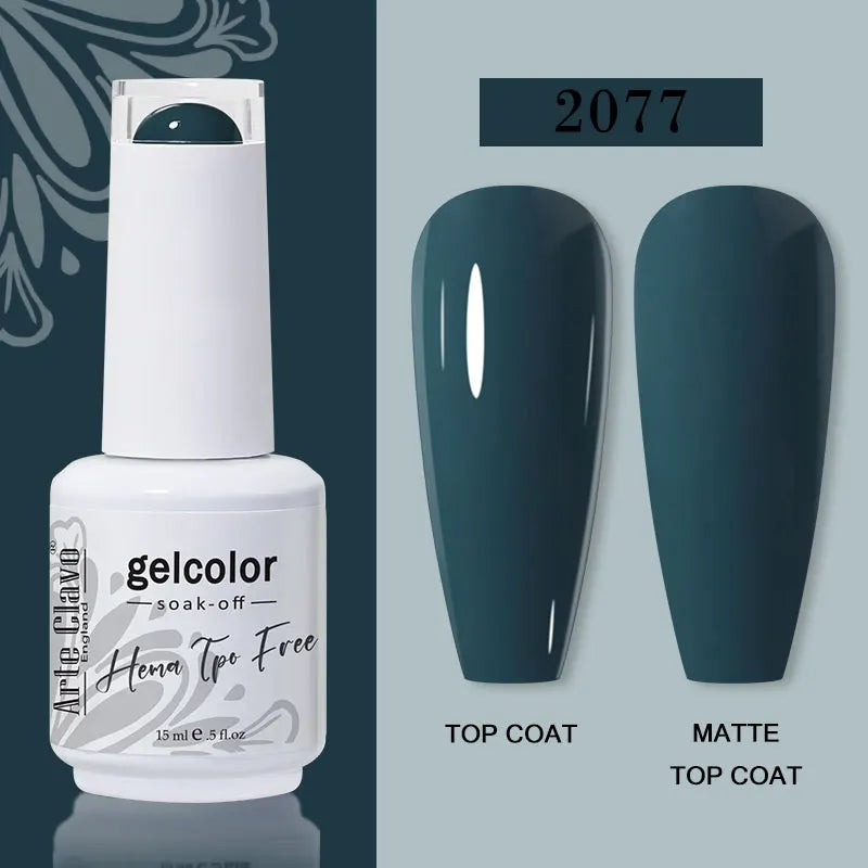 Arte Clavo Red Series Nail Polish Party Colors Gel Varnishes All
