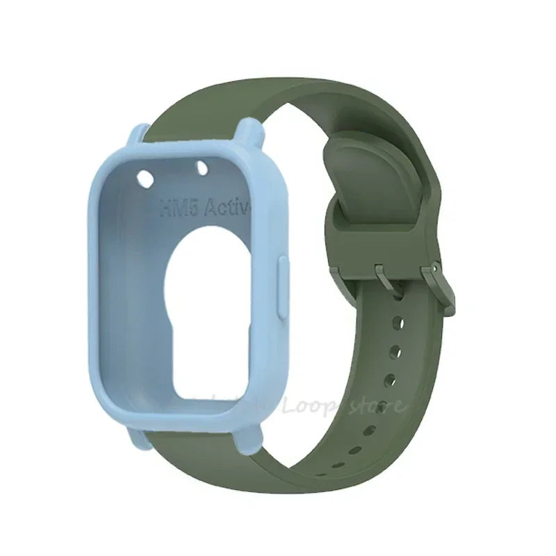 Silicone Case Strap Redmi Watch 5 Lite Active Repacement Bracelet
