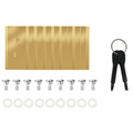 A02F-Robotic Lawnmower Replacement Blades- 9PCS For Mammotion Luba Yuka All Series Including Screwdriver Set Qme Yellow