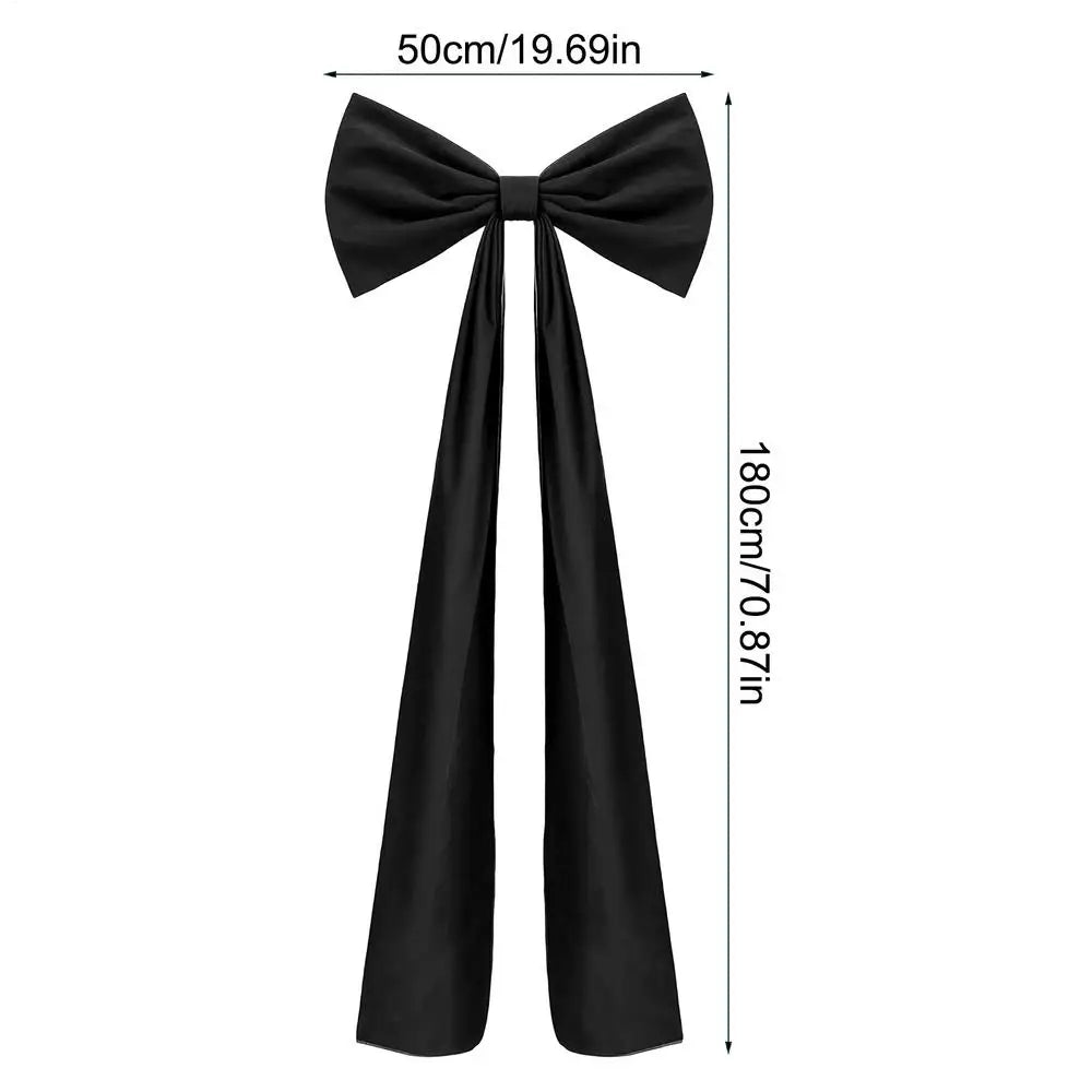 Christmas Tree Bows Large Home Decor Christmas Bow Tree Topper Ornaments For Indoor Outdoor Mantel Fireplace Front Door Wreath Qme Black China Mainland 1pc