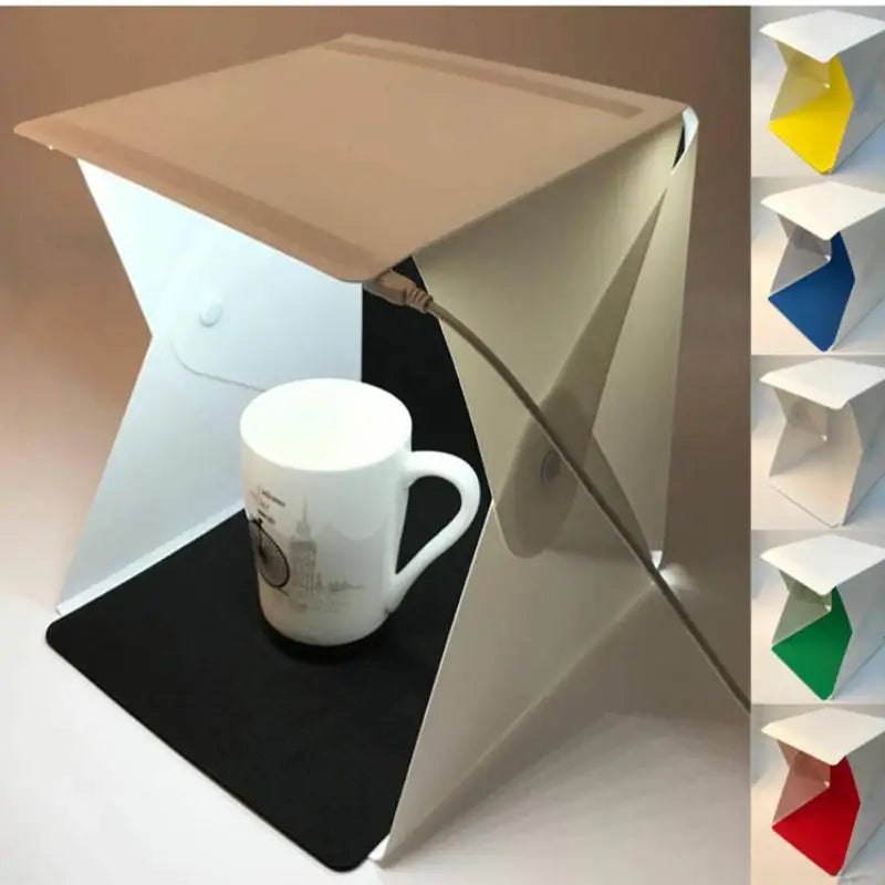 Portable LED Photo Studio Light Box Foldable Photography Tent USB Qme