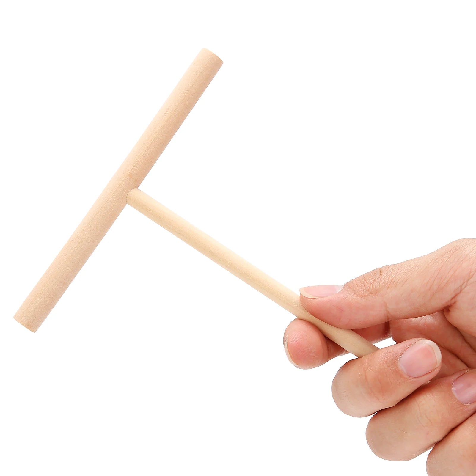 2Pcs T Shaped Wooden Pancake Batter Spreader Crepe Spreader Tool Spatula for Making Pancakes Waffles Kitchen Cooking Qme