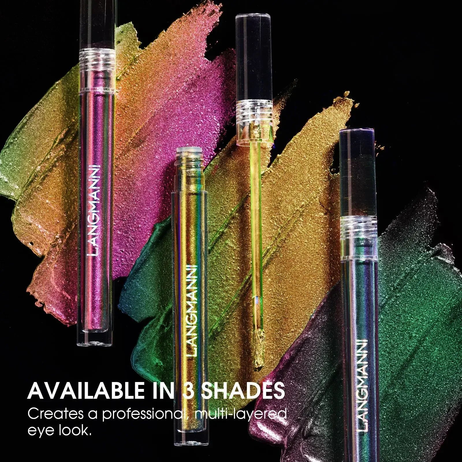 1pc Chameleon Liquid Eyeshadows Shiny Longlasting Eye Shadow Duochrome Eyeshadow Fashion High Quality Make Up Art Women Cosmetic Qme