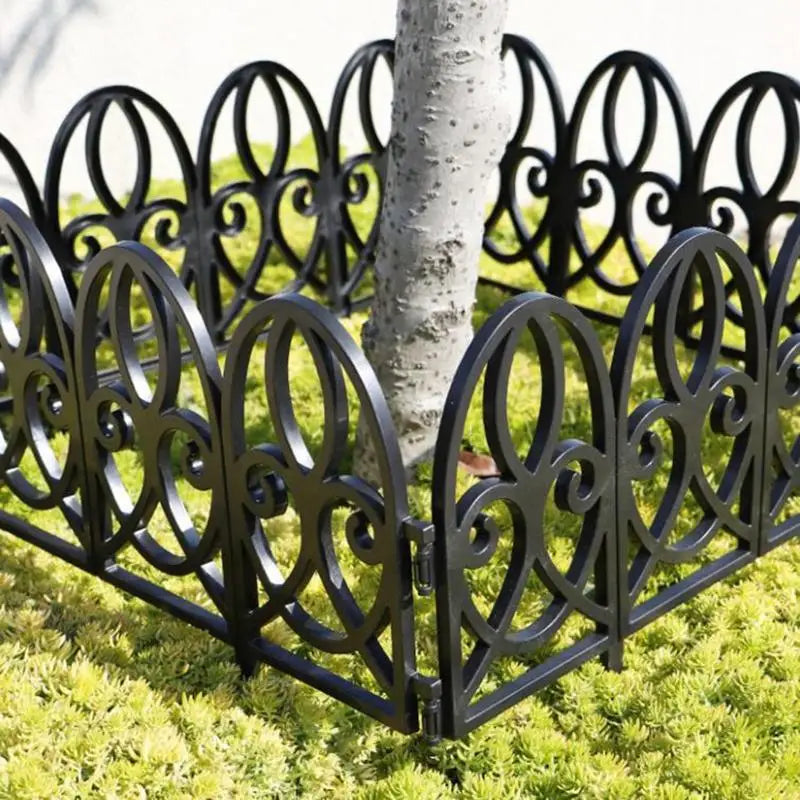 Folding Patio Fences Flower Bed Fencing Barrier Decorative Garden Qme