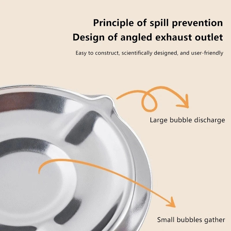 ^Stainless Steel Pot Watcher Disc Kitchen Essential Prevent Pasta Soups Milk Boiling Over Boil Control Disc For Home Cookers Qme