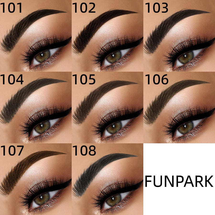 2 Fork Microblading Eyebrow Pencil Non-smudged Pigmented Easy Qme