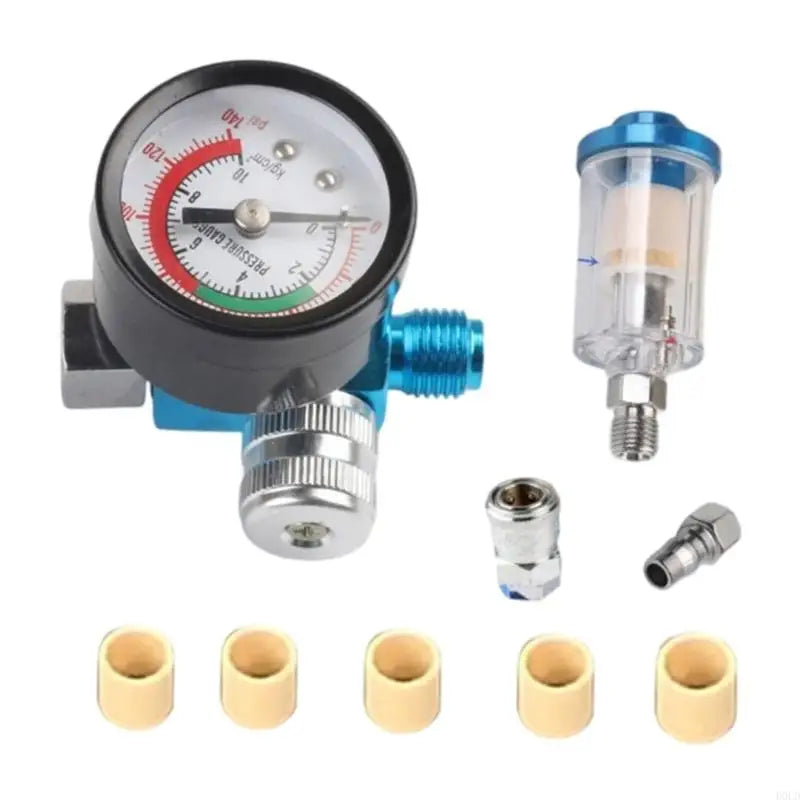 Sprays Guns Air Regulator Gauges In-line Oil Water Trap Filter Qme