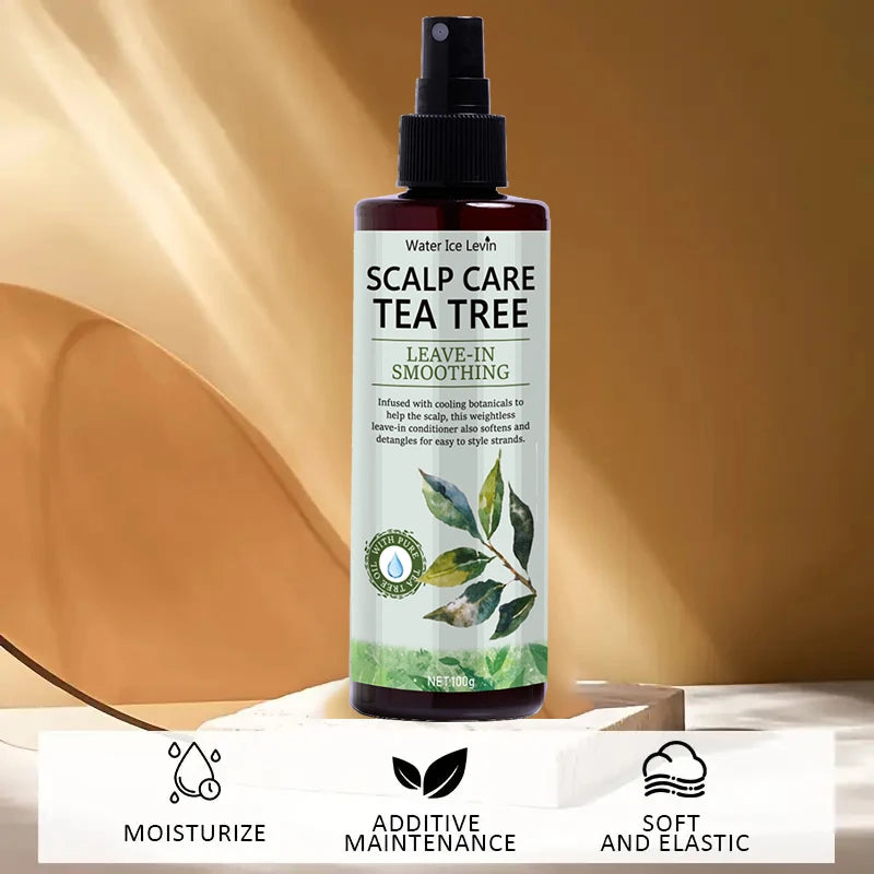 Tea Tree Essential Oil, Deeply Moisturizes Dry and Frizzy Hair, Suitable for Facial, Body, Light Beige Skin Care, and Nails, an Ideal Choice for All Seasons Qme