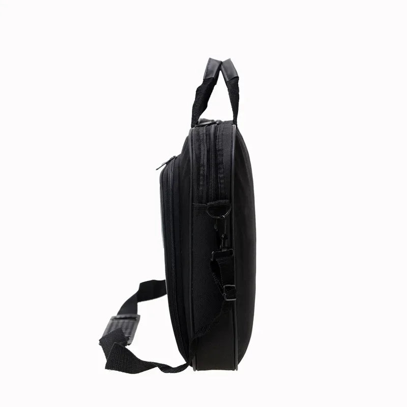 15.6 Inch 17 In Laptop Bag Business Portable Nylon Computer Handbags Laptop Shoulder Handbag Zipper Shoulder Simple Style Qme