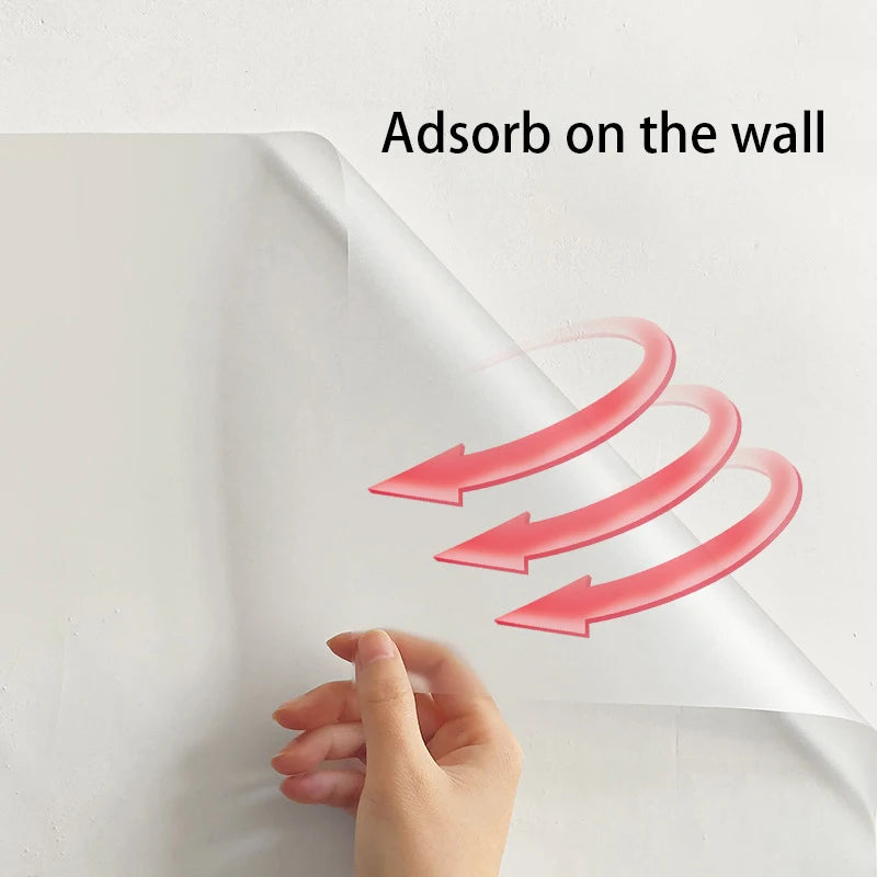 Kitchen Wall Static Wallpaper 45cm Oil-Proof Transparent Removable Contact Protection Film Living Room Bedroom Wall Sticker Qme