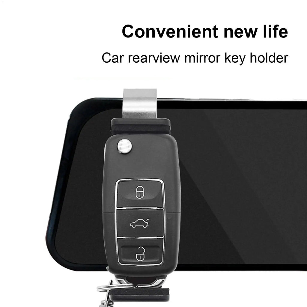 Car Remote Control Clip Adjustable Car Remote Holder Visor Clip Replacement Garage Remote Clip Convenient Garage Door Remote Qme