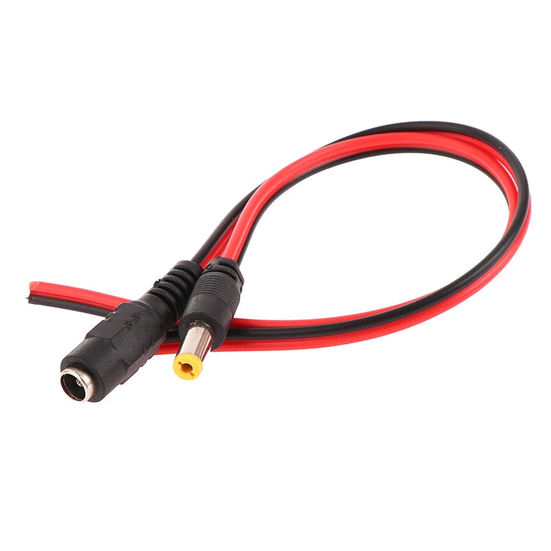 DC Power Male Female Cable 12V Plug Adapter Connector CCTV Camera 5 Qme