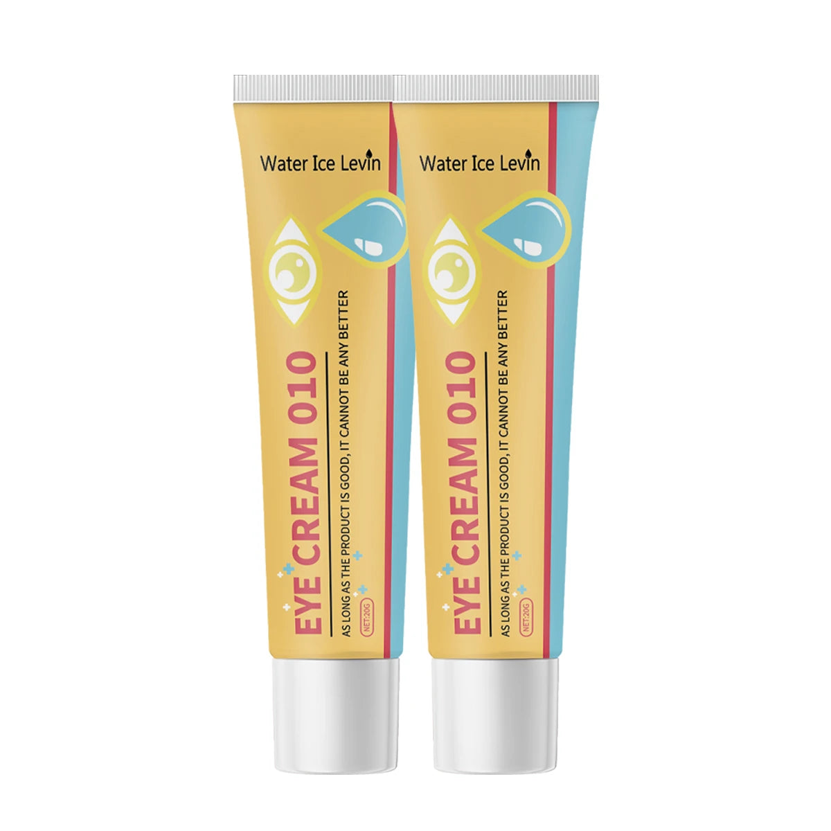 EXE CREAM 010 Eye Cream with Retinol & Hyaluronic Acid - Moisturizing, Smoothing & Protective Anti-Aging Eye Treatment Qme Beige 20g