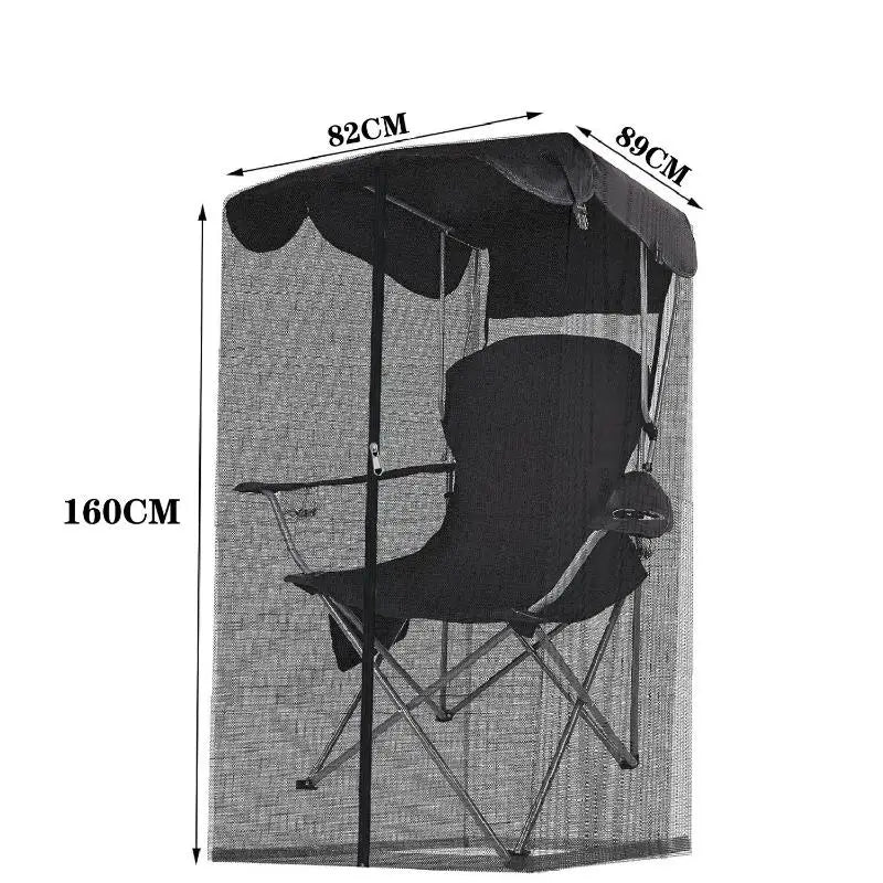 Portable Mosquito Net Camping Chair Outdoor Zipper Door Bug Screen Qme