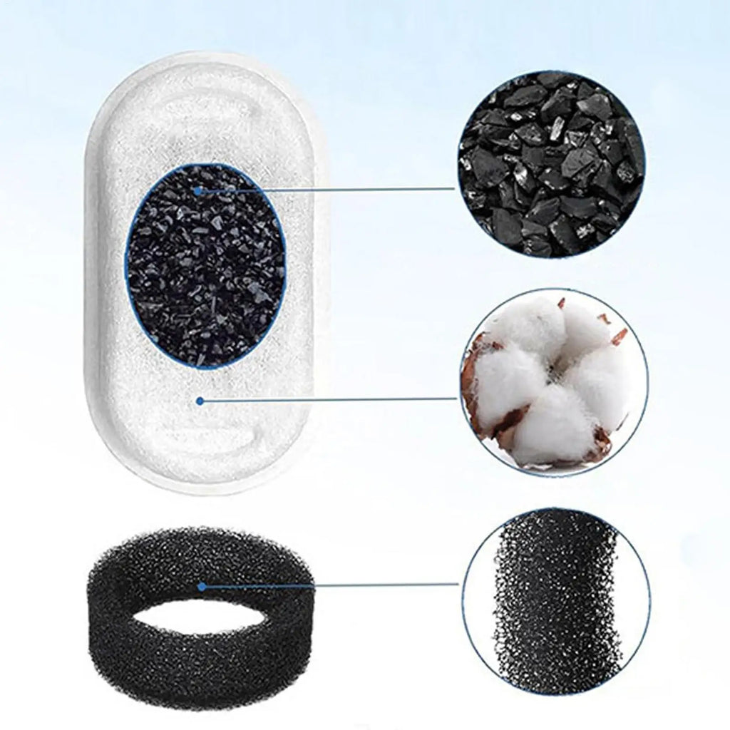 Cat Water Fountain Filter 12-Set Replacement Home Daily Supplies Qme
