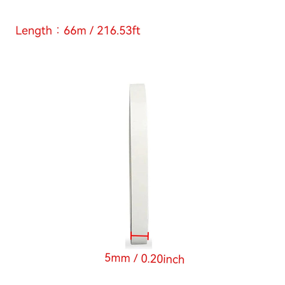 Multi Color PET Desktop Positioning Tape 5S Management Identification Tape For Office Workshop Floor Wall Marking Line Tape Qme White
