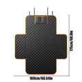 Dog Car Seat Cover 169x175cm Waterproof Anti-slip Universal Back Qme YELLOW China Mainland