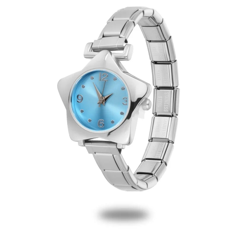 1 Piece Gold Retro Simple Men Women's Watch Stainless Steel Strap Watch Star Dial Casual Fashion Watch Suitable for Daily Wear Qme Style 22