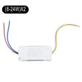 LED Driver 3color Adapter For LED Lighting Non-Isolating Transformer AC165-265V 8-24W 20-40W 30-50W 40-60W 50-70W LED Driver Qme (8-24W)X2