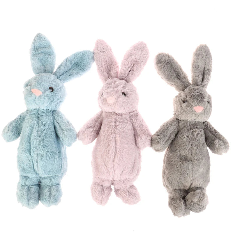 Animal Rabbit Shape Plush Pencil Case Cute Stuffed Toy Stationery Qme