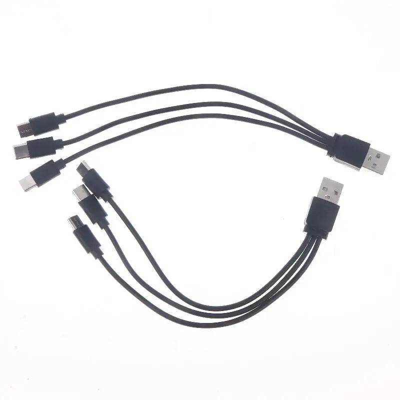 1 USB Type-c Splitter Adapter Cable 2 3 4 5 Port C Multiple Charging Qme 1 to 3 2PCS